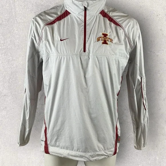 Nike Golf Jacket Men’s Medium Iowa State Cyclones Storm Fit 1/4 Zip T287 - Picture 1 of 15